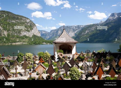 Cemetery Lake Hallstatt Or Hallstätter See Lake Unesco World Heritage