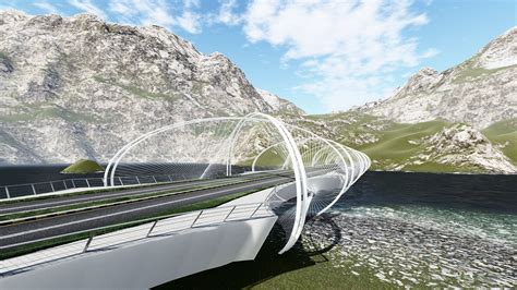 Parametric Futuristic Bridge 3d Model Cgtrader
