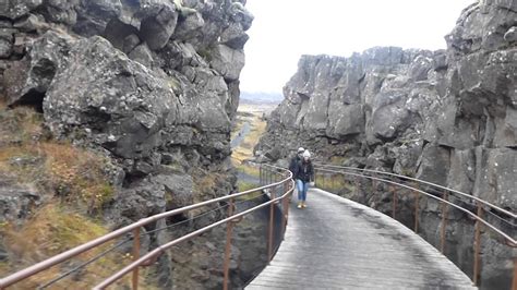 Thingvellir Rift Valley In Iceland Youtube