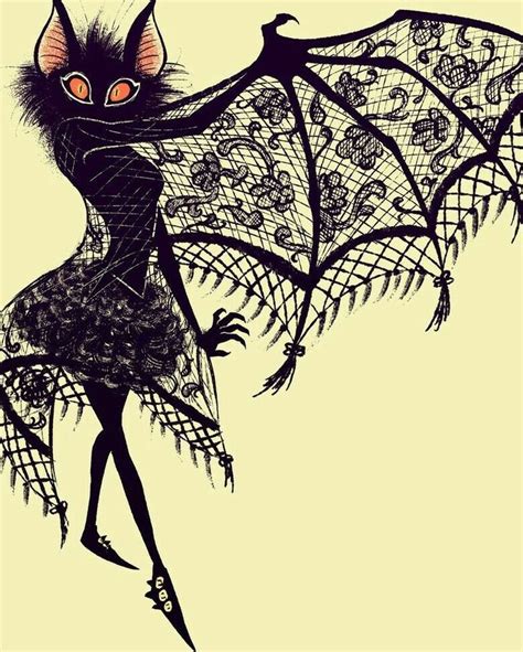 Pin By Jeanne Loves Horror On Bats Art Bat Art Halloween Art
