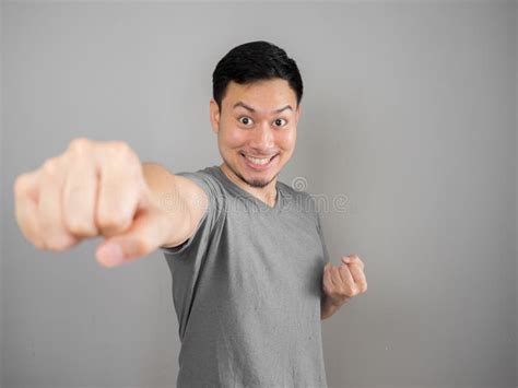 Man With Positive Winning Attitude Stock Photo Image Of Person Pose