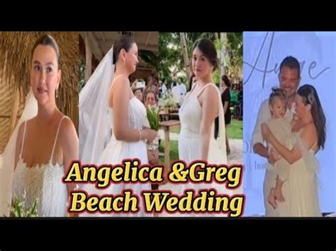 Angelica Panganiban Beach Wedding At Suiagao Kim Chui At Bella Padilla