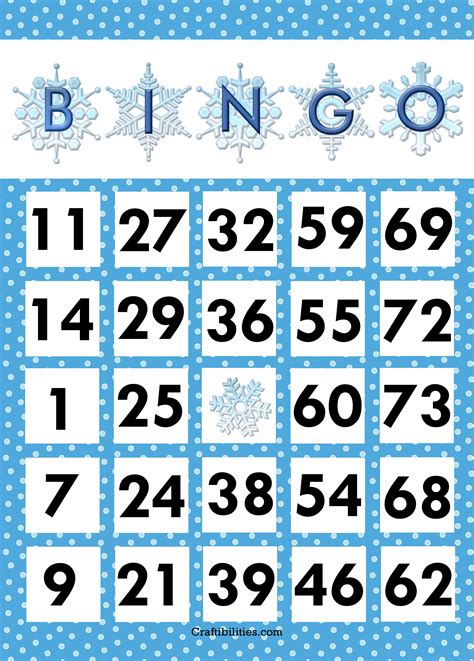Free Printable Christmas Themed Bingo Cards