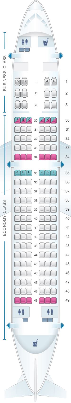 Seat Map Saudi Arabian Airlines Airbus A320 200 Standard Seatmaestro