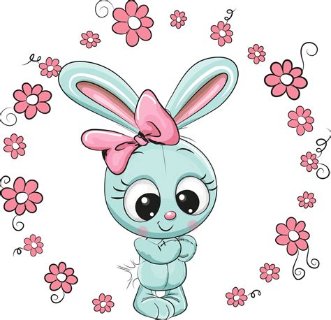 Download Pictures Of Cartoon Rabbits Cute Pink Rabbit Cartoon On