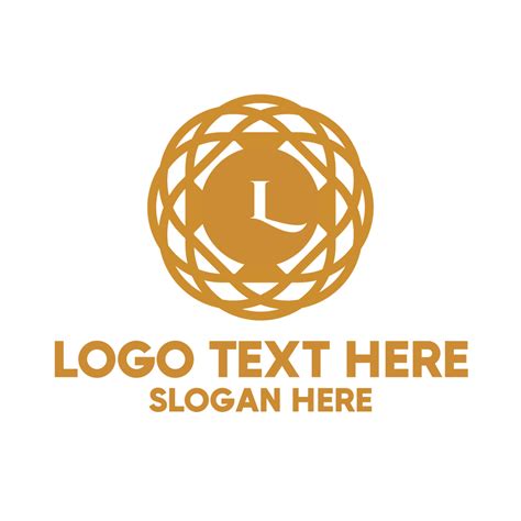 Golden Pendant Lettermark Logo Brandcrowd Logo Maker