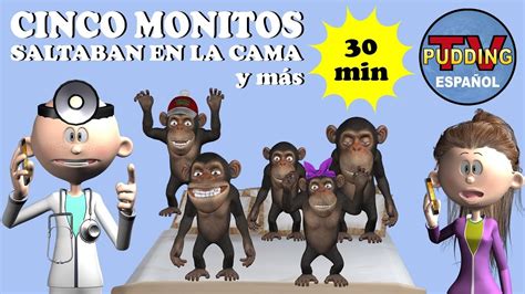 Cinco Monitos Saltaban En La Cama Y Más Canciones Infantiles 3d