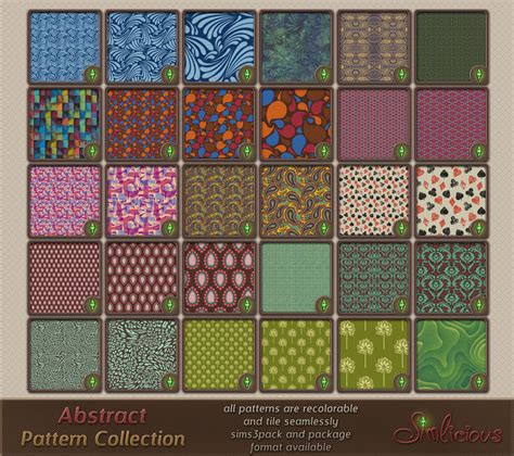 Abstract Pattern Collection Now Available Custom Content For The