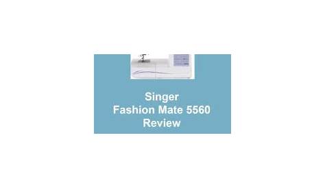 singer fashion mate 5560 manual