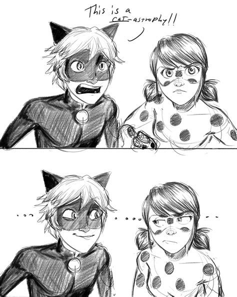 Learn how to draw cat noir from miraculous: Chat Noir and Ladybug - Miraculous Ladybug Fan Art ...