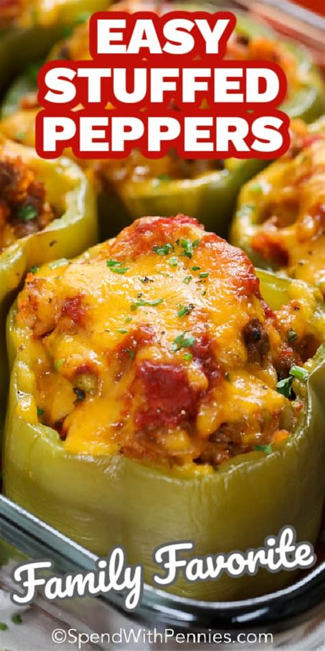 Stuffed Green Bell Peppers With Macaroni And Ground Beef Willis Arsencon