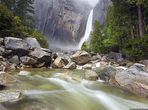 Desktop Wallpapers Natural Backgrounds Upper Yosemite Falls