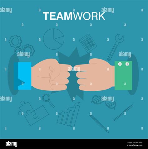 Business Teamwork Concept Stock Vector Image And Art Alamy