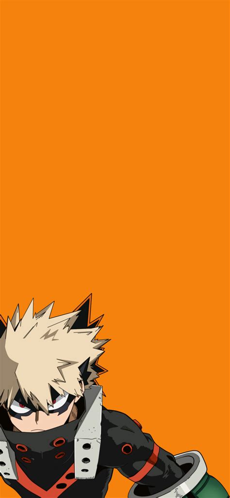 Mha Bakugou Orange Wallpaper Anime Mha Aesthetic Wallpaper