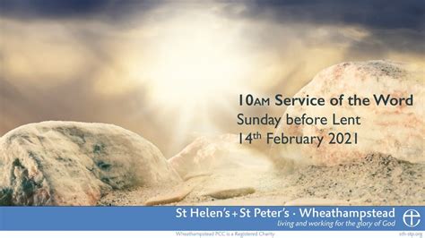 14 Feb 21 The Sunday Before Lent Sk1 Youtube