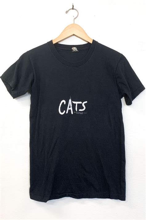 Vintage Early 80s Cats Tee Shirt Urban Outfitters