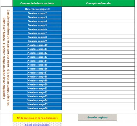 Descargar Ejemplos De Formularios En Excel Sample Excel Templates