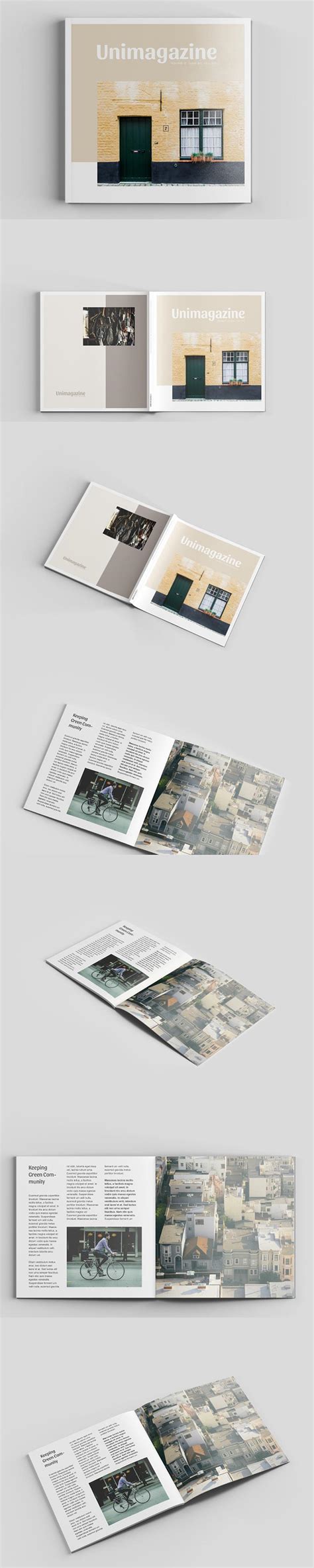 Download Free Square Magazine Mockup Version - Creativetacos