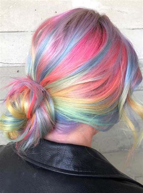Charming Rainbow And Pastel Hair Color Shades For 2018 Rainbow Hair