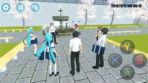 Japanese High School Students Anime