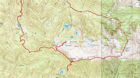 2017 09 28 Seven Lakes Basin High Divide Loop