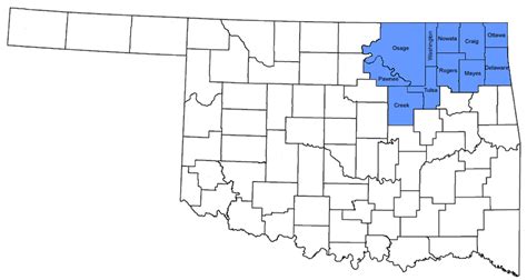 Oklahoma Northern District Counties Northern District Of