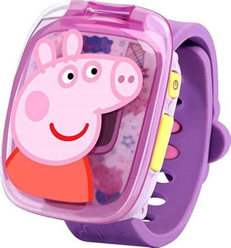 Vtech Peppa Pig Toy Watch Purple 3480 526022 Uk Watches