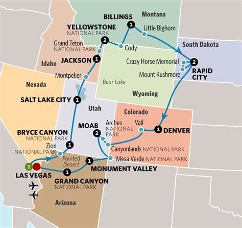 Map Of Colorado National Parks And Monuments