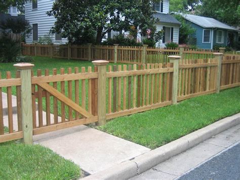 Types Of Picket Fences Sierra Fence Inc Austin Texas