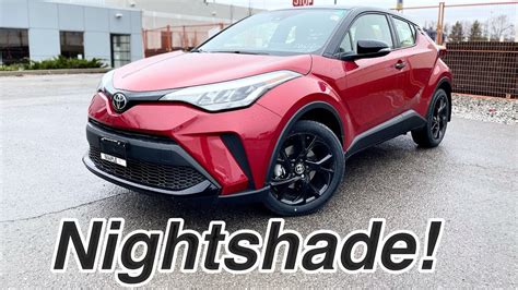 The 2021 Toyota Chr Nightshade Review Youtube