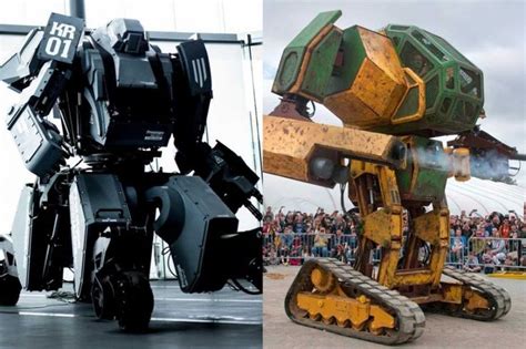 Real Life Giant Robot Showdown Between Japans Kuratas And Usas