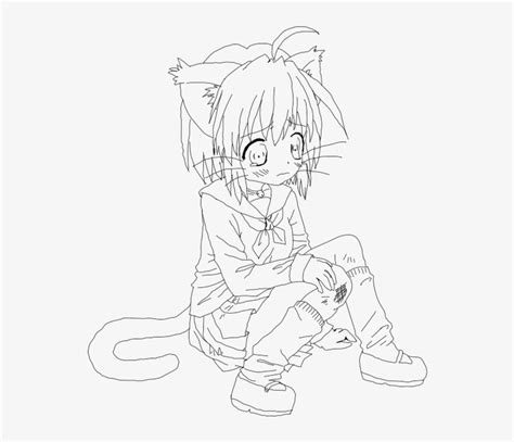 Cat Girl Coloring Pages Coloring Pages