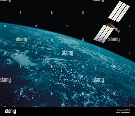 Satellite Orbiting Earth Hi Res Stock Photography And Images Alamy
