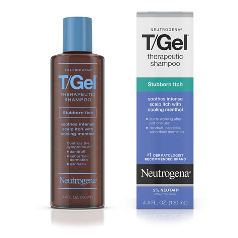 Neutrogena Tgel Therapeutic Shampoo Itchy Scalp Relief 12 Coal Tar 4