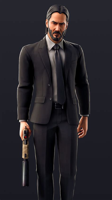 333405 Fortnite John Wick Skin Outfit Phone Hd Wallpapers Images