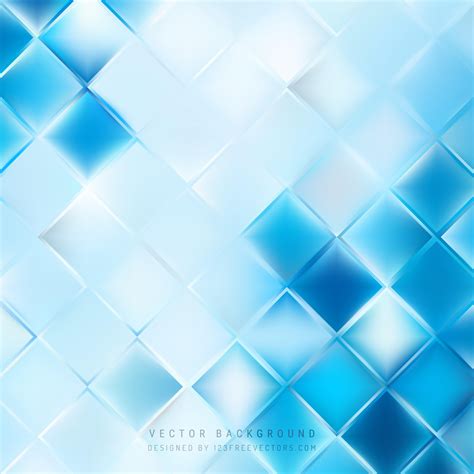 Abstract Light Blue Square Background Design