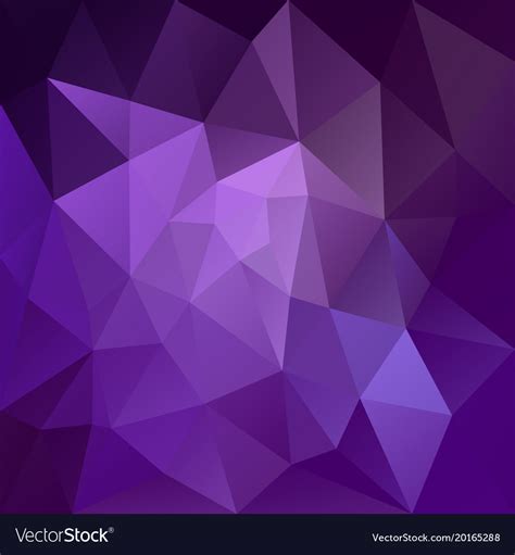 Irregular Polygonal Square Background Purple Vector Image