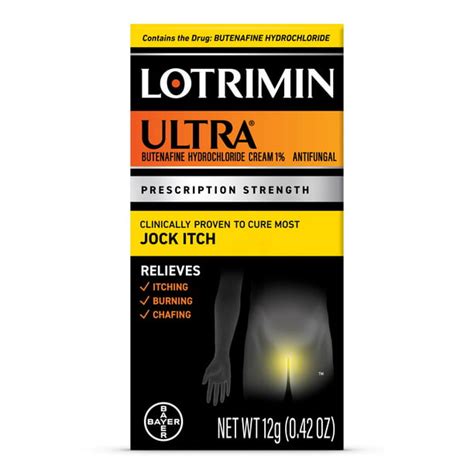 Lotrimin Ultra Extra Strength Jock Itch Antifungal Treatment Cream 12g