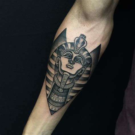 Egyptian Pharaoh Tattoo Design