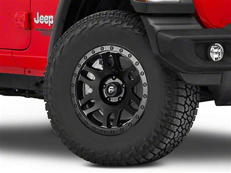 Fuel Wheels Jeep Wrangler Recoil Matte Black Wheel 17x85 D58417857345