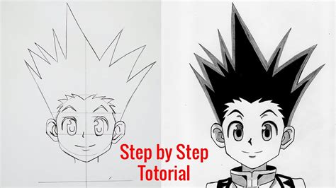 How To Draw Gon Freecss Hunter X Hunter Anime Drawing Tutorial For