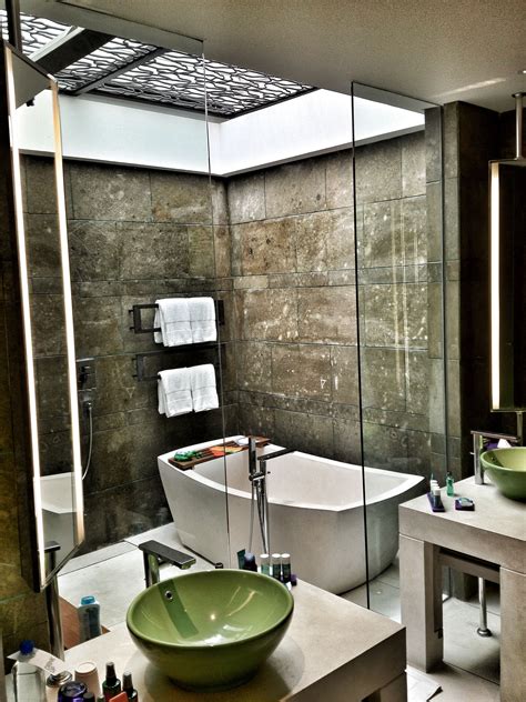 The W Hotel Bali Skylighted Bathroom Bliss And Fab Body Products