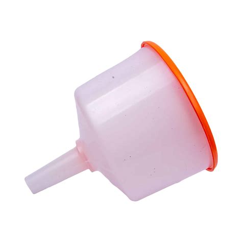 Transparent Anti Splash Fuel Funnel Orange Rim Boatworld Uk