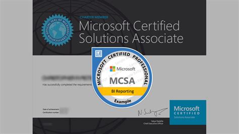 Mcsa Bi Reporting Certification From Microsoft Build5nines