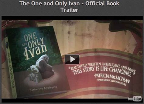 Sam rockwell, ramon rodriguez, eleanor matsuura and others. The One and Only Ivan: Book Trailer | Book club books, One ...