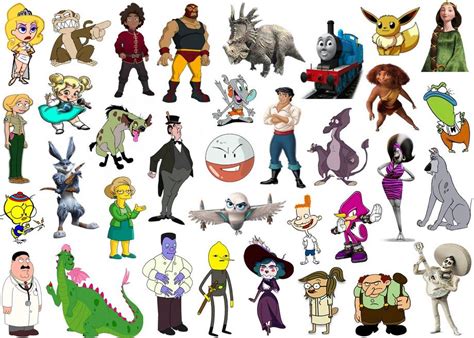 Click The E Cartoon Characters Ii Quiz By Ddd62291