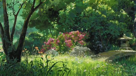 Studio Ghibli Garden Scenery Wallpapers Top Free Studio Ghibli Garden