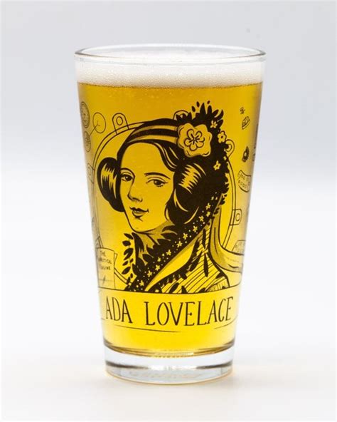 Ada Lovelace Beer Glass Famous Women In History Ts Popsugar Love