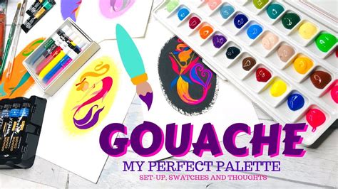 My Perfect Gouache Palette Setup And Thoughts Youtube
