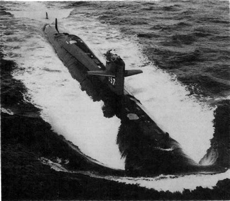 Uss Tullibee Ssn 597 Asw Fast Attack Submarine Nuclear